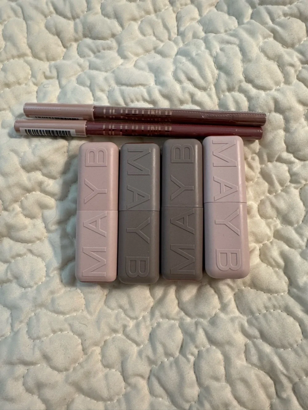Maybelline Neutral Lipstick & Liner‎ Set in Soft Pink and Taupe